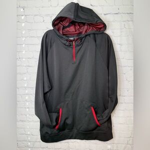 Pennant Sportswear size XL black with red accents hoodie